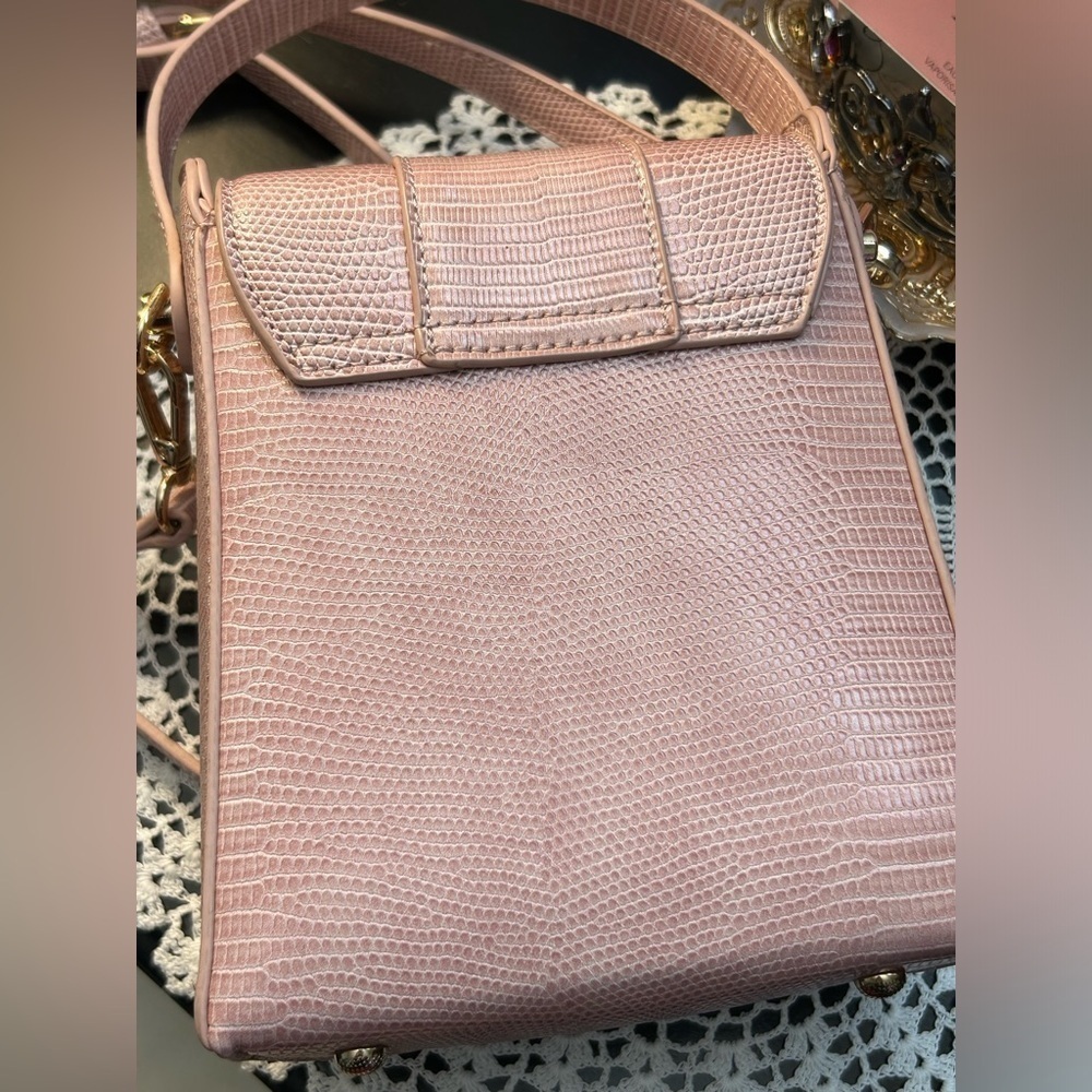 👛Pink Box Clutch Phone Bag Handbag Shoulder Crossbody Purse - Picture 3 of 9